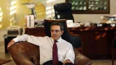 Alain Azouaou, the French ambassador, at his office in the French embassy in Abu Dhabi.