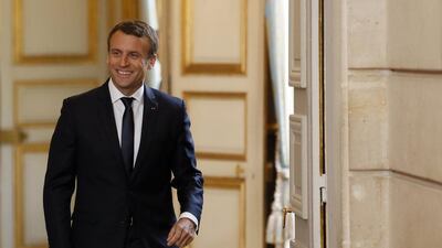 president Emmanuel Macron has an ambitious 50-billion-euro investment plan for job-training and infrastructure. Francois Mori / AP Photo
