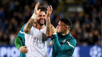 Kyle Walker – 7. Always happy to overlap on the wing but his goal came from some excellent movement, when he ran through the centre and slotted home De Bruyne’s pass. AFP