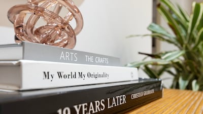 Books add a homely touch to the apartment