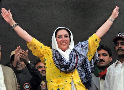 Former Pakistan prime minister Benazir Bhutto is Fatima’s aunt. AFP