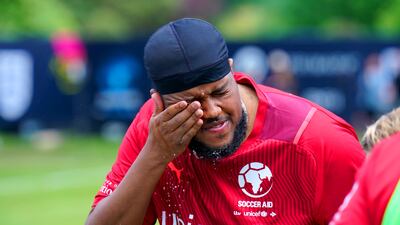 YouTuber Chunkz during a training session. PA