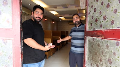 Brothers Mustafa and Mohammed Husain who run Al Afadhil restaurant in Sharjah. Their father started this restaurant in 1979. Pawan Singh / The National