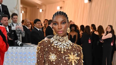 Michaela Coel arrives. AFP