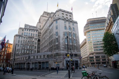 55 Broadway, housing the Tube station, and 102 Petty France, the former Ministry of Justice building to the right, are part of the redevelopment of St James's Park. Getty Images