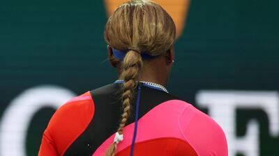 United States' Serena Williams during her Australian Open quarter-final win against Simona Halep of Romania at Melbourne Park on Tuesday, February 16. Reuters