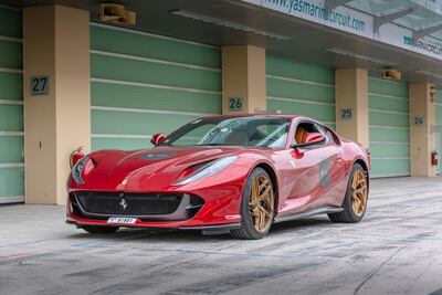 The latest Ferrari 812 Superfast is a 789bhp, 6.5-litre V12 and the second most powerful naturally aspirated engine ever made. Courtesy Ferrari
