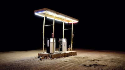 Mohamed Somji and Sinisa Vlajkovic photographed substations in the UAE: informal diesel refilling stations that used to service long-haul trucks. Courtesy Warehouse421