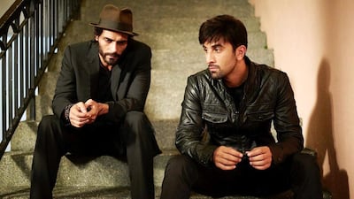 Arjun Rampal, left, and Ranbir Kapoor in a scene from Roy. Courtesy Freeway Pictures