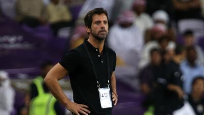 Under Quique Sanchez Flores, Al Ain won just six of 16 Arabian Gulf League matches. Pawan Singh / The National