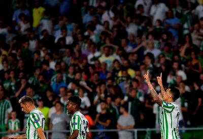 Real Betis are benefiting greatly from La Liga's newly-implemented television revenue system. AFP