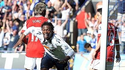 Bolton's Daniel Sturridge has scored seven goals in nine games for Bolton Wanderers, including in Sunday's win over Arsenal.