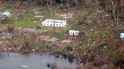 A remote Fijian village is photographed from the air during a surveillance flight conducted by the New Zealand Defence Force. NZ Defence Force / Handout via Reuters