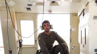 The search and rescue helicopter from the Airwing Department at the MInistry of Interior rescued a man on a ship four nautical miles off Sharjah. Courtesy Security Media