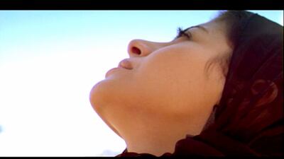 Ascene from Youssef’s film, Marjoun and the Flying Headscarf. JSusan Youssef