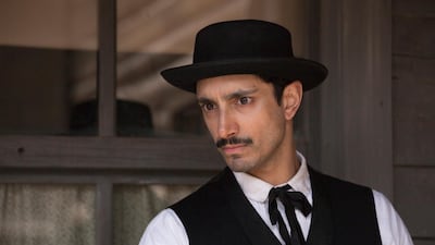 Riz Ahmed, pictured in a scene from The Sisters Brothers, has spoken powerfully about the on-screen representation of Muslims. AP/Magali Bragard/Annapurna