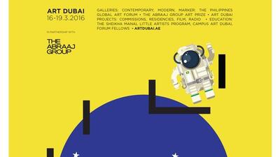 Events from 2006 represented in Art Dubai’s 10th anniversary campaign include the first Brazilian astronaut in space. Courtesy Art Dubai