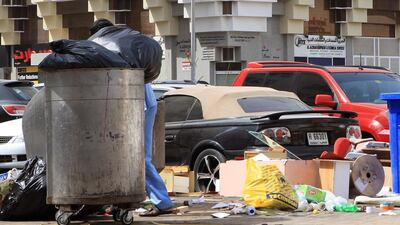 More than 400,000kg of waste paper was recycled as part of a new municipality project in Abu Dhabi. Ravindranath K / The National