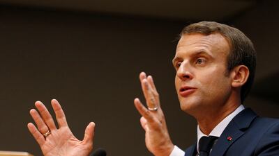 Macron highlights difference between western leaders over Iran deal. REUTERS/Brendan McDermid