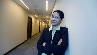 Suchita Dsouza, who says her husband and two boys boosted her resilience and determination following her diagnosis.