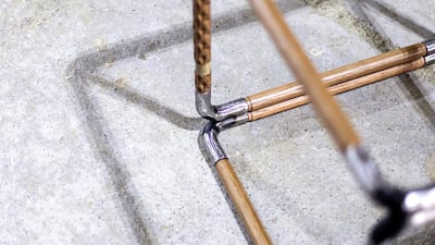 Lana El Samman has designed a commutable shelving system that marries modern functionality and traditional techniques