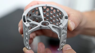 The high-tech hub has the capacity to produce 2,000 plane parts a year