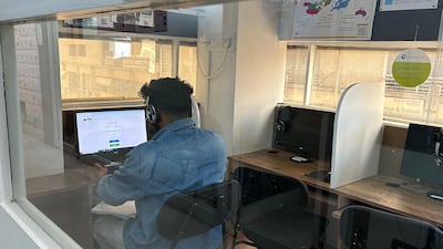 Dilip Kumar Chaudhary, 24, from Mehsana district, is preparing for a study visa in Canada