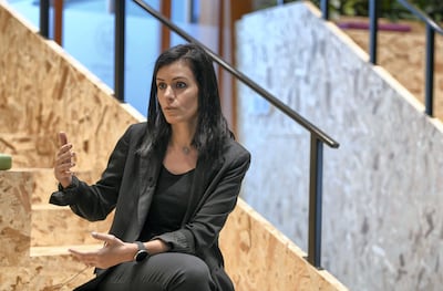 Dr Najwa Aaraj, chief executive of the Technology Innovation Institute, is a proponent of trusted and secure AI. Khushnum Bhandari / The National