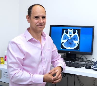 Dr Demetrius Evriviades, a combat trauma surgeon, speaks about how 3D printing is revolutionising the way people are being put back together after suffering severe injuries. Victor Besa / The National