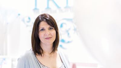 Kate Kikano of TKD Lingerie has grown its sales every year with 85 per cent of its customers from the first year becoming regulars. Reem Mohammed / The National