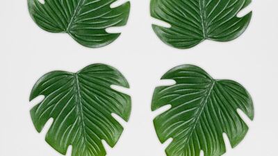 1. Leaf coasters. Courtesy Zara Home
