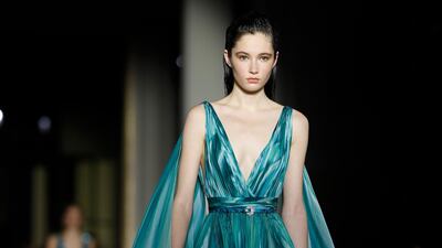 Zuhair Murad’s spring/summer 2019 couture collection. EPA