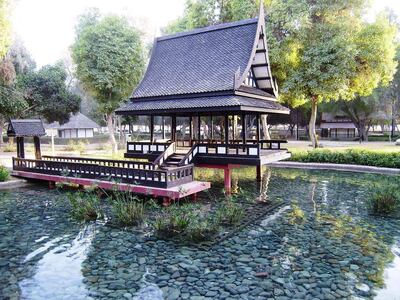 The traditional Thai house at the mini international village in Mushrif Park, Dubai. Photo: Wikimedia