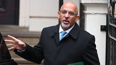 Rishi Sunak is facing growing calls to sack Nadhim Zahawi, pictured. Getty Images