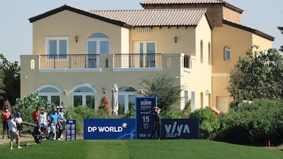 Matt Wallace of England tees off on the 15th hole on Saturday. Getty