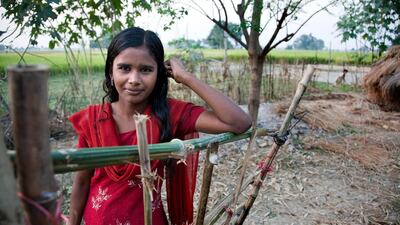 Aarti, 16, in Kharrati village. Graham Crouch / Girls Not Brides