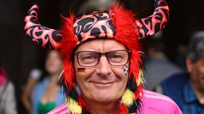 A Germany fan in Munich. Reuters