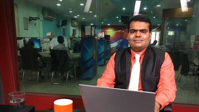 Manish Hathiramani has styled himself as an ambassador of sorts for Indian stock markets. Rebecca Bundhun / The National