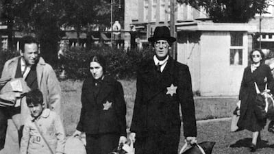 The persecution of Jewish people in wartime Amsterdam, 1943. AP