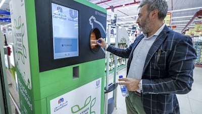 You can recycle plastic at Carrefour. Victor Besa / The National