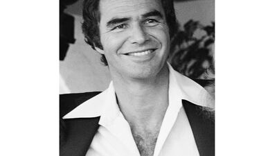 This October 7, 1978 file photo shows in Burt Reynolds at the Movieland Wax Museum in Buena Park, California. AP