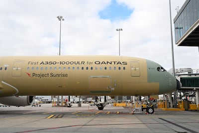 Airbus has engineered the custom A350-1000ULR to power Project Sunrise, enabling nonstop, 22-hour flights connecting Australia's east coast directly to cities such as London and New York. EPA