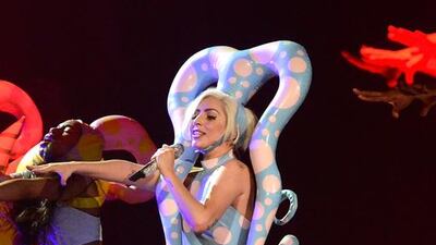 LOOK I – Legs eleven. Kevin Mazur / WireImage / Getty Images