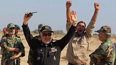 The US said Iran, which conducted 10 days of naval war games, is bluffing from a position of weakness after the Islamic Republic issued new threats to close the Strait of Hormuz.