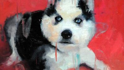 Dog Heroes. Courtesy of Etihad Modern Art Gallery for the Art Souq