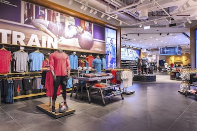 The new Under Armour store in Dubai Mall stocks an equestrian collection by Godolphin. Under Armour