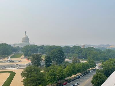 Smoke from Canadian wildfires has reached as far south as Washington. Thomas Watkins / The National