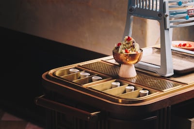 Shaved ice with toppings at Umi Kei. Photo: Jumeirah