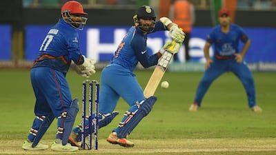 Asia Cup Super Four, September 2018: India tied with Afghanistan. India dominated the Asia Cup for all except one fixture – that against the most recent arrivals to cricket’s top table. Just eight years earlier, the Afghans had been feted for their rise to playing at a first ICC event on this same field. Now, they had a number of established stars. First, opener Mohammed Shahzad hit a blockbusting century, as the Afghans cobbled together 252. India could only match that total, thanks to some nerveless death bowling by Rashid Khan. It was the second tie Dubai had seen, and its first in ODIs. AFP