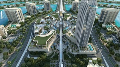Artist impression of the new proposed Nakheel Mall on the Palm Jumeirah. Courtesy Nakheel